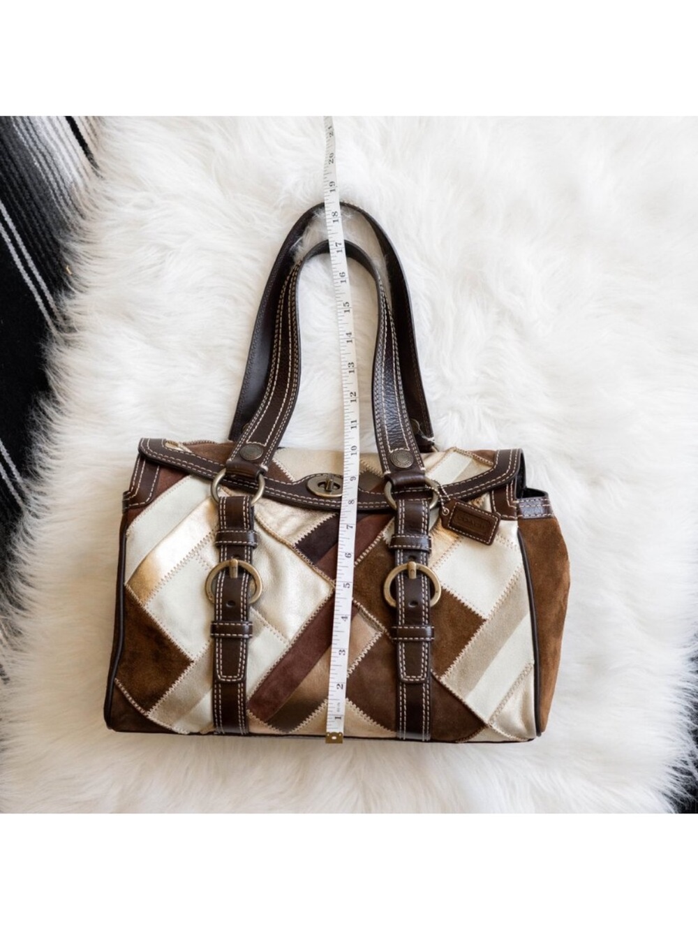 Coach Vintage Chelsea Patchwork Turnlock - Picture 7 of 12